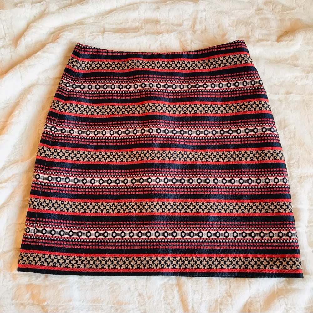 LOFT Women’s Petite Patterned Mini Pencil Skirt Size 4P